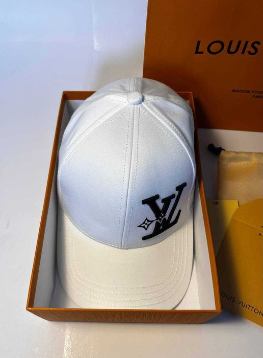 Louis Vuitton Męska damska czapka z daszkiem bejsbolówka, Francja 7308