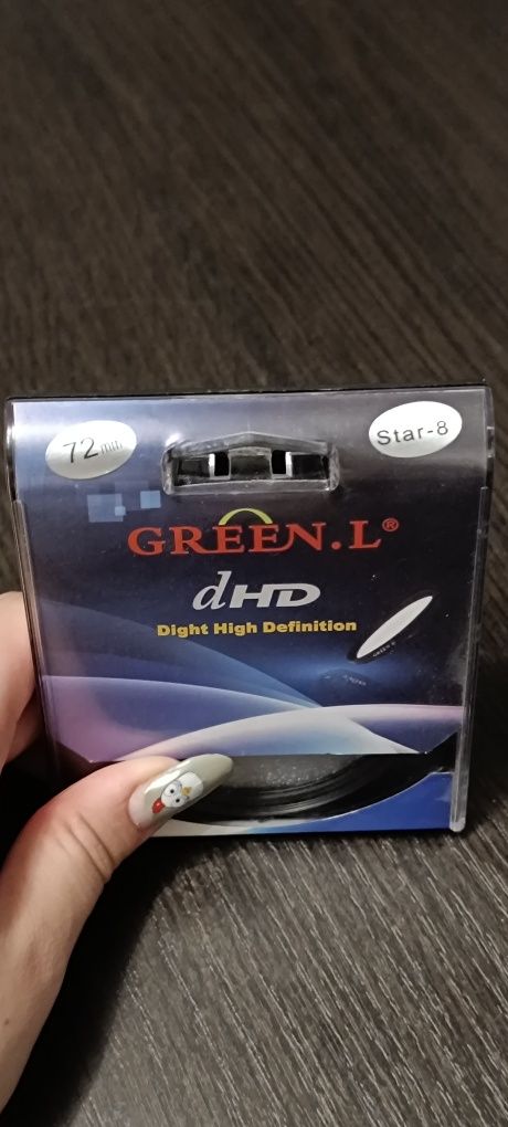 Filtr na obiektyw 72 mm star 8 gwiazdkowy green.l