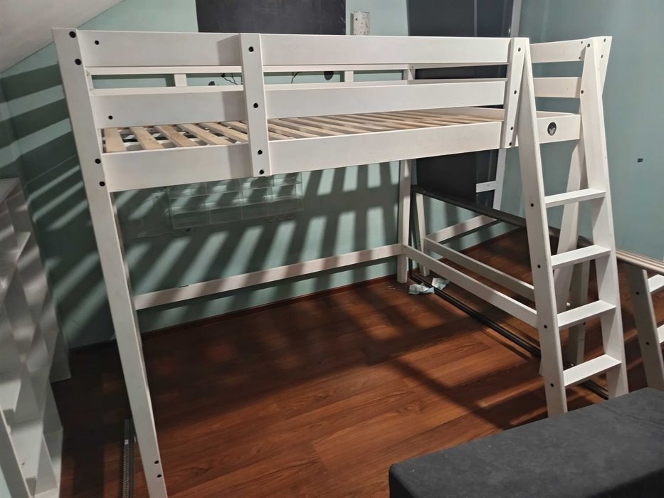 Łóżko na antresoli 140x200