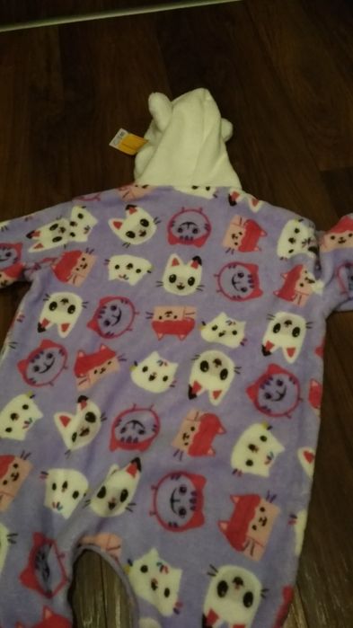 Nowe piżamki na ok. 4 lata kombinezon pluszowy98/104 Koci Domek Gabi