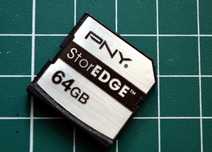 Карта пам'яти PNY StorEDGE 64GB вкорочена коротка SD для Apple MacBook