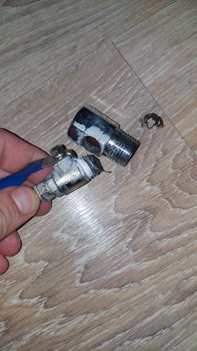 Дренажный хомут, шаровой кран тройник 3/8 (1/2) фильтр для воды, осмос