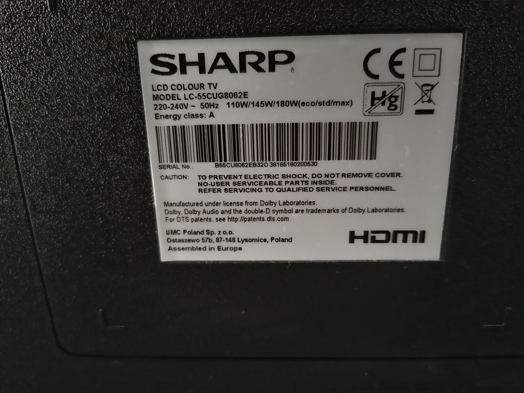 Telewizor Sharp 55''
