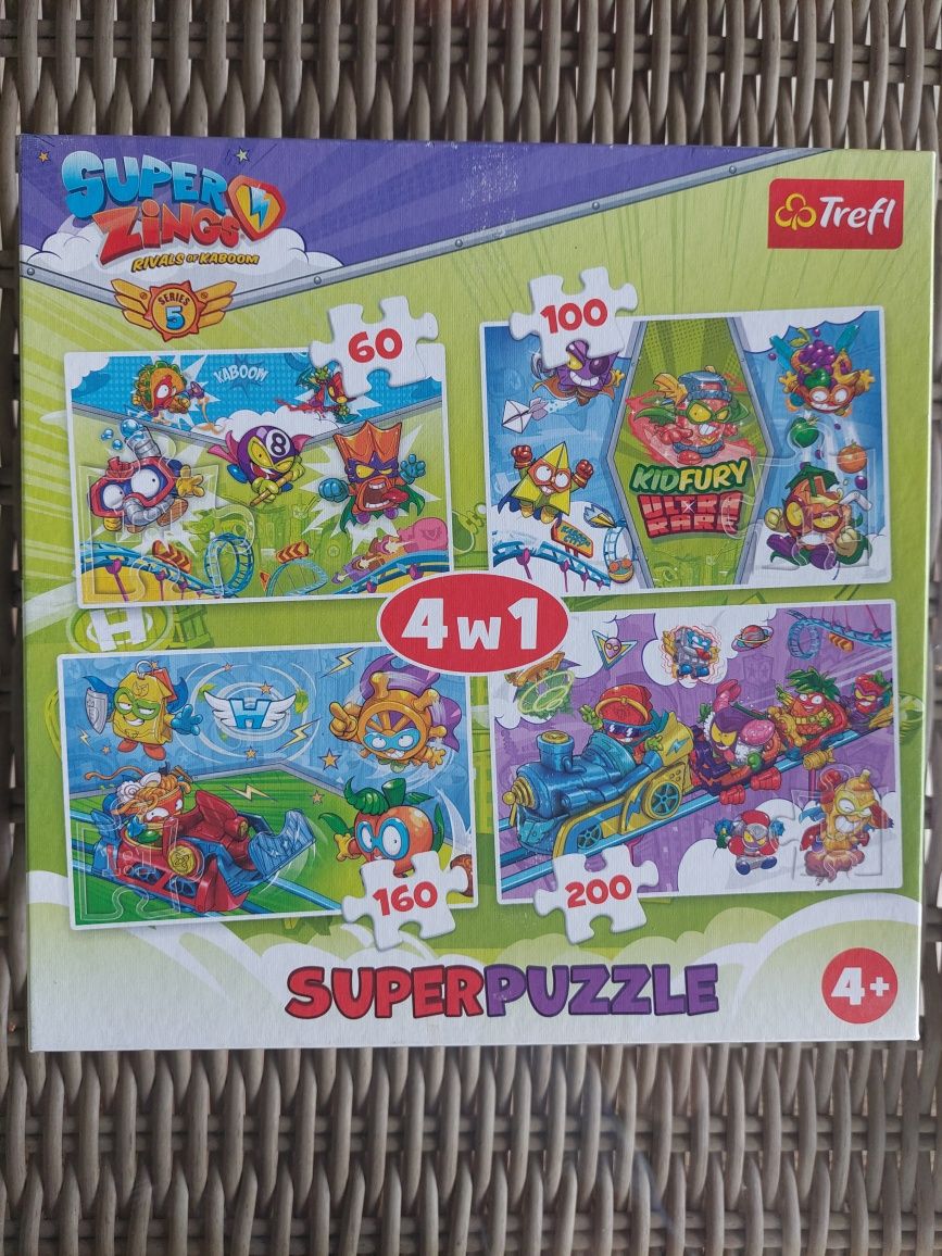 Puzzle dla 4 latka komplet