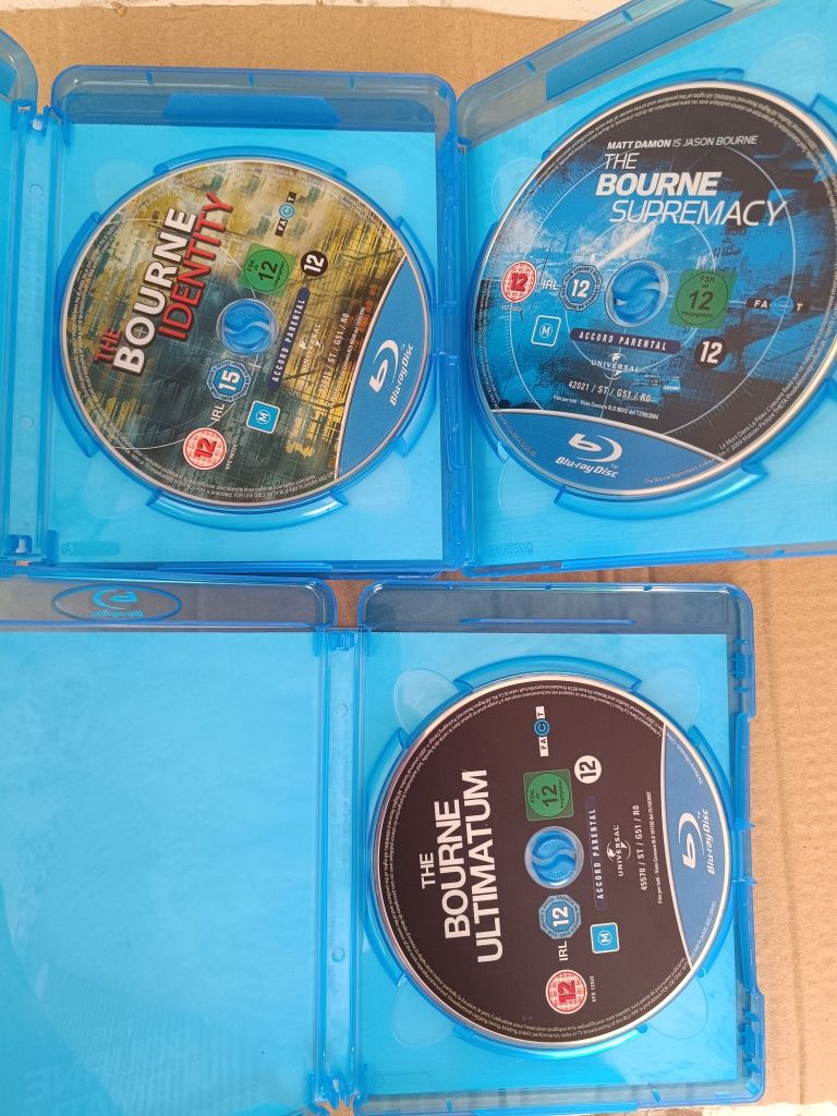 Blu ray "The Ultimate Bourne Collection", box set (portes grátis)