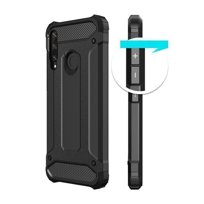 Hybrid Armor Pancerne Hybrydowe Etui Pokrowiec Huawei Y6P Niebieski