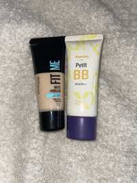 Бб крем holika, maybeline fit me