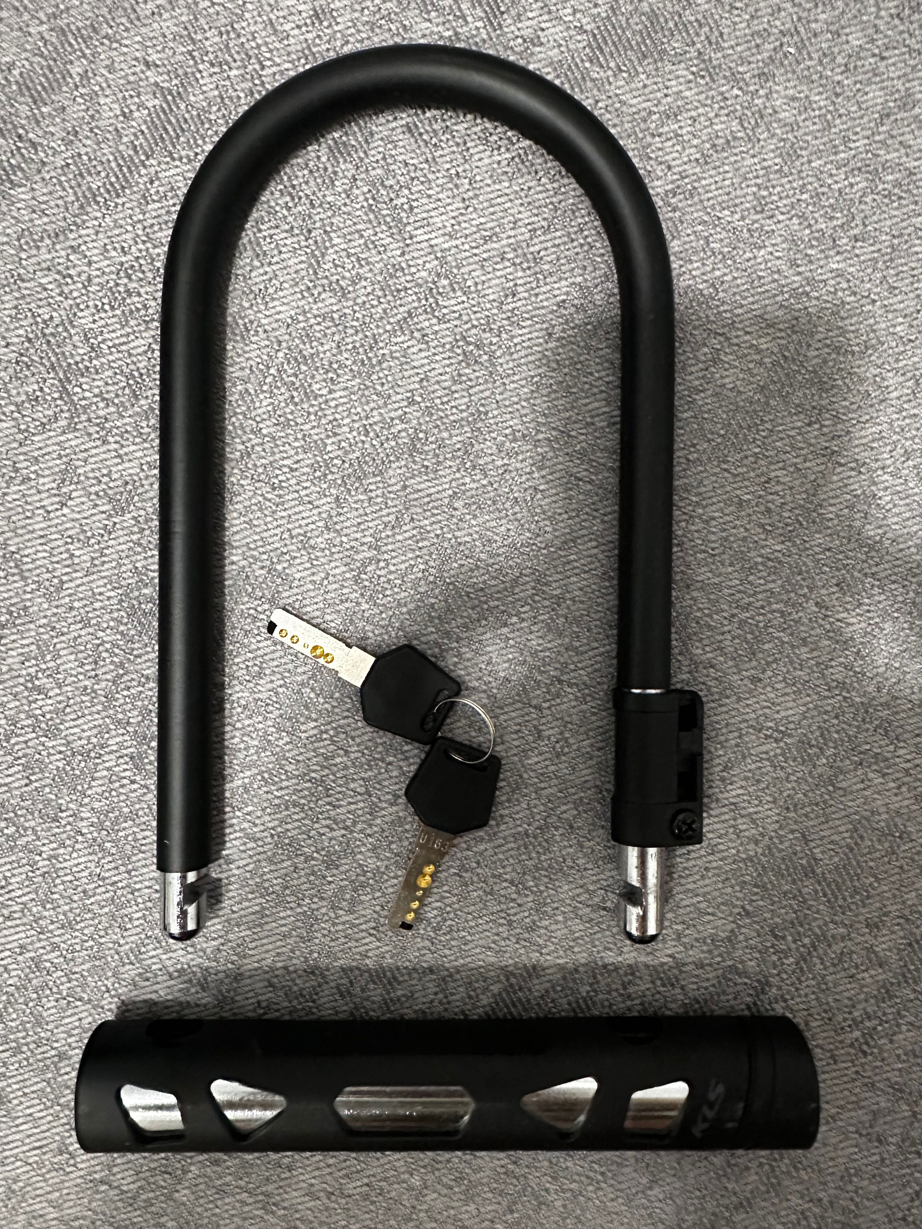 Stalowe zapięcie zamek do roweru U-lock KLS