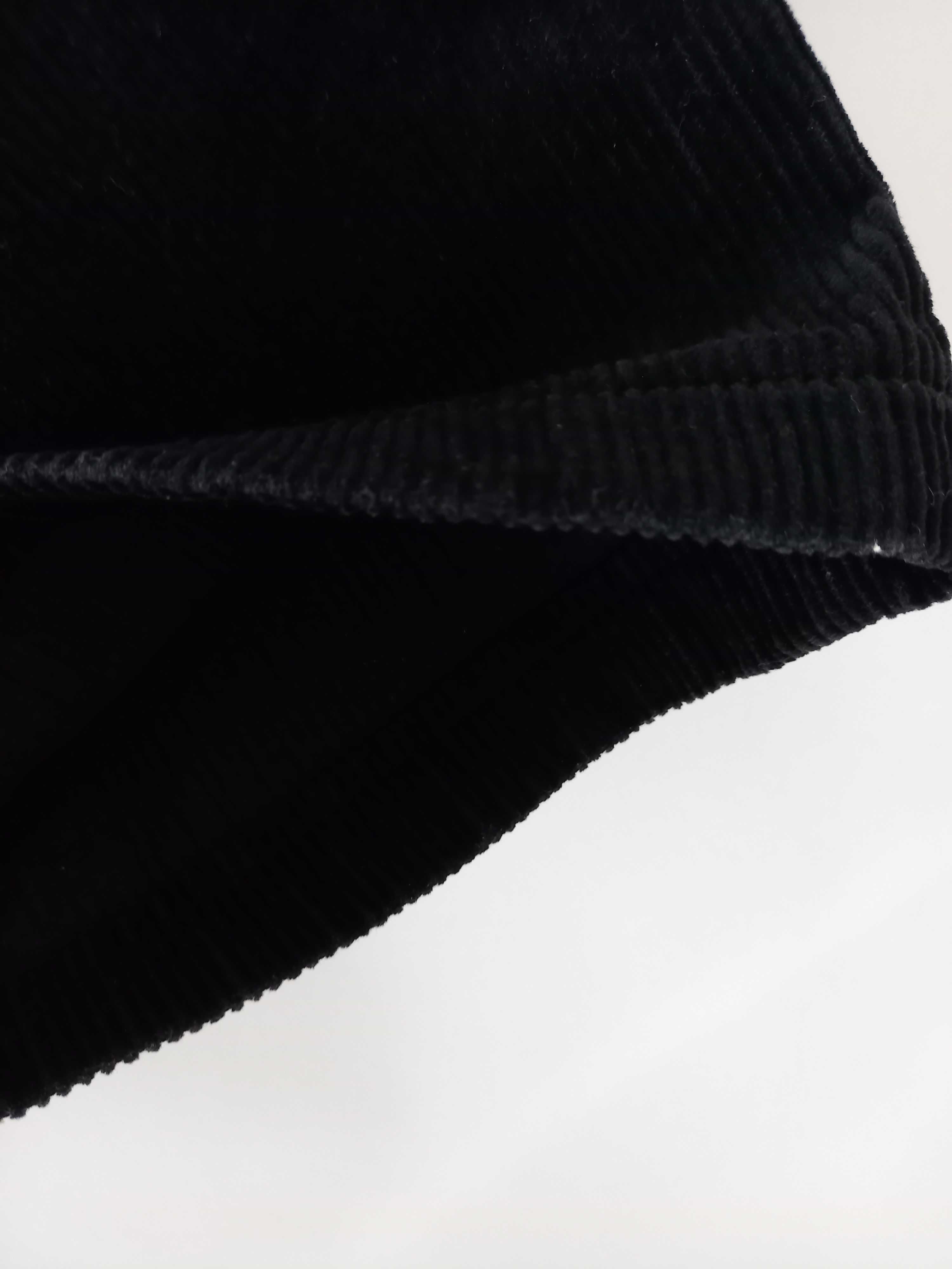 Spodnie damskie, czarne, krój prosty, sztruks, rozmiar 34, Reserved