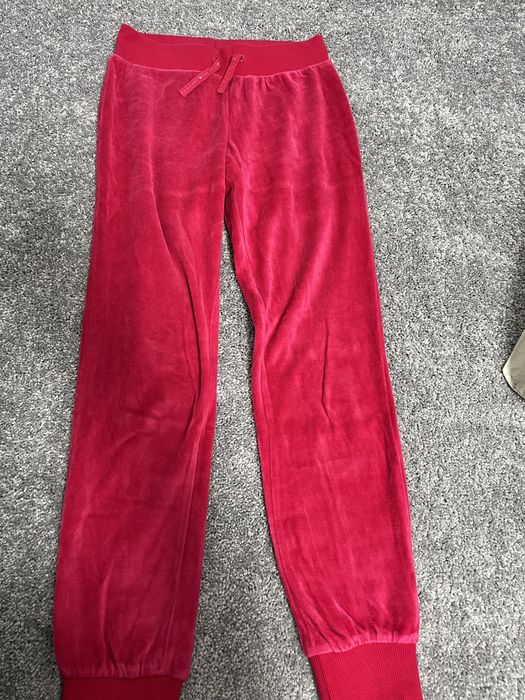 Welurowe spodnie dresowe Benetton rXL (10-11 lat, 150cm) stan bdb