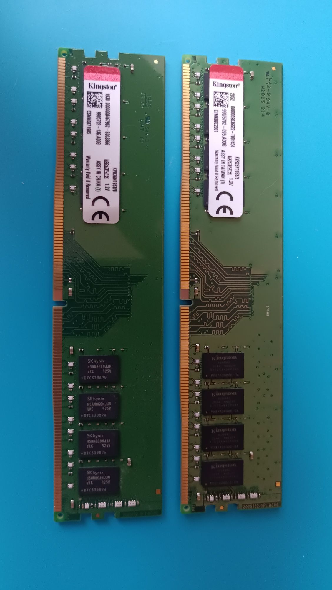 Оперативная память Kingston DDR4-2666mhz 16 gb 2x8 CL19