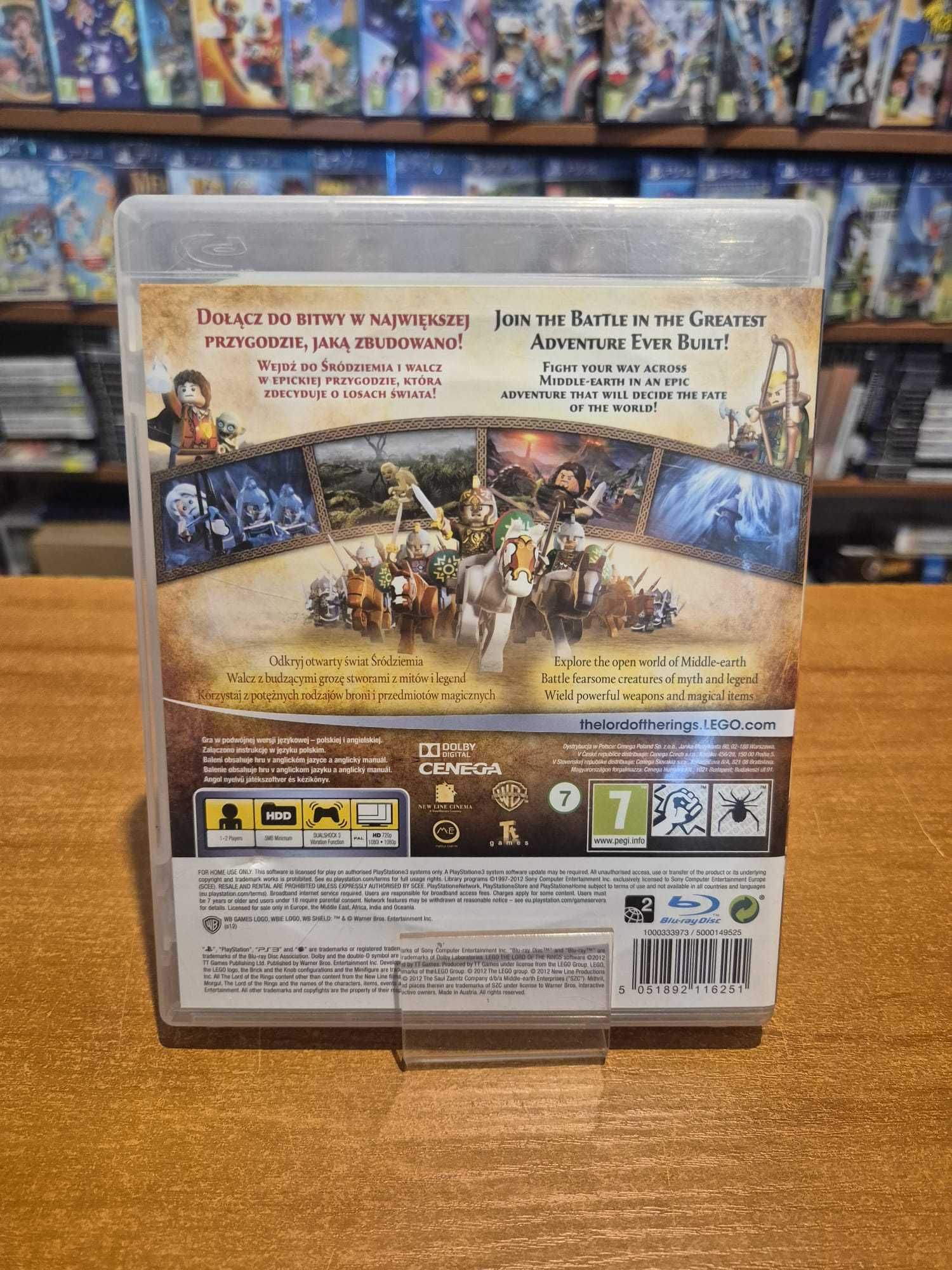 Gra Lego Władca Pierścieni PS3 PL / Poznań / Sklep / Wymiana