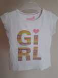 T-shirt dla dziewczynki Lupilu