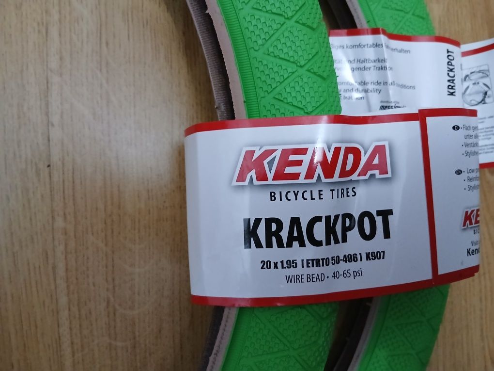 2 Pneus Bicicleta Bmx Kenda 20x1.95 (Verde)
