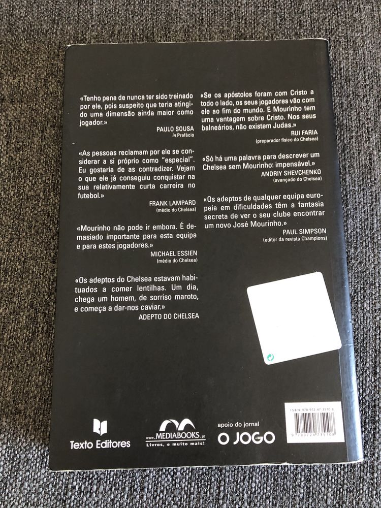 Livro José Mourinho vencedor nato