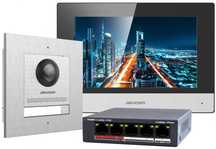 Hikvision KIT602-S/Flush - Zestaw wideodomofon IP, kamera FishEye
