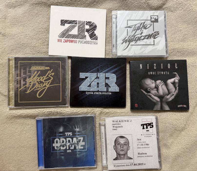 ZDR płyty CD muzyka hip hop zestaw płyt