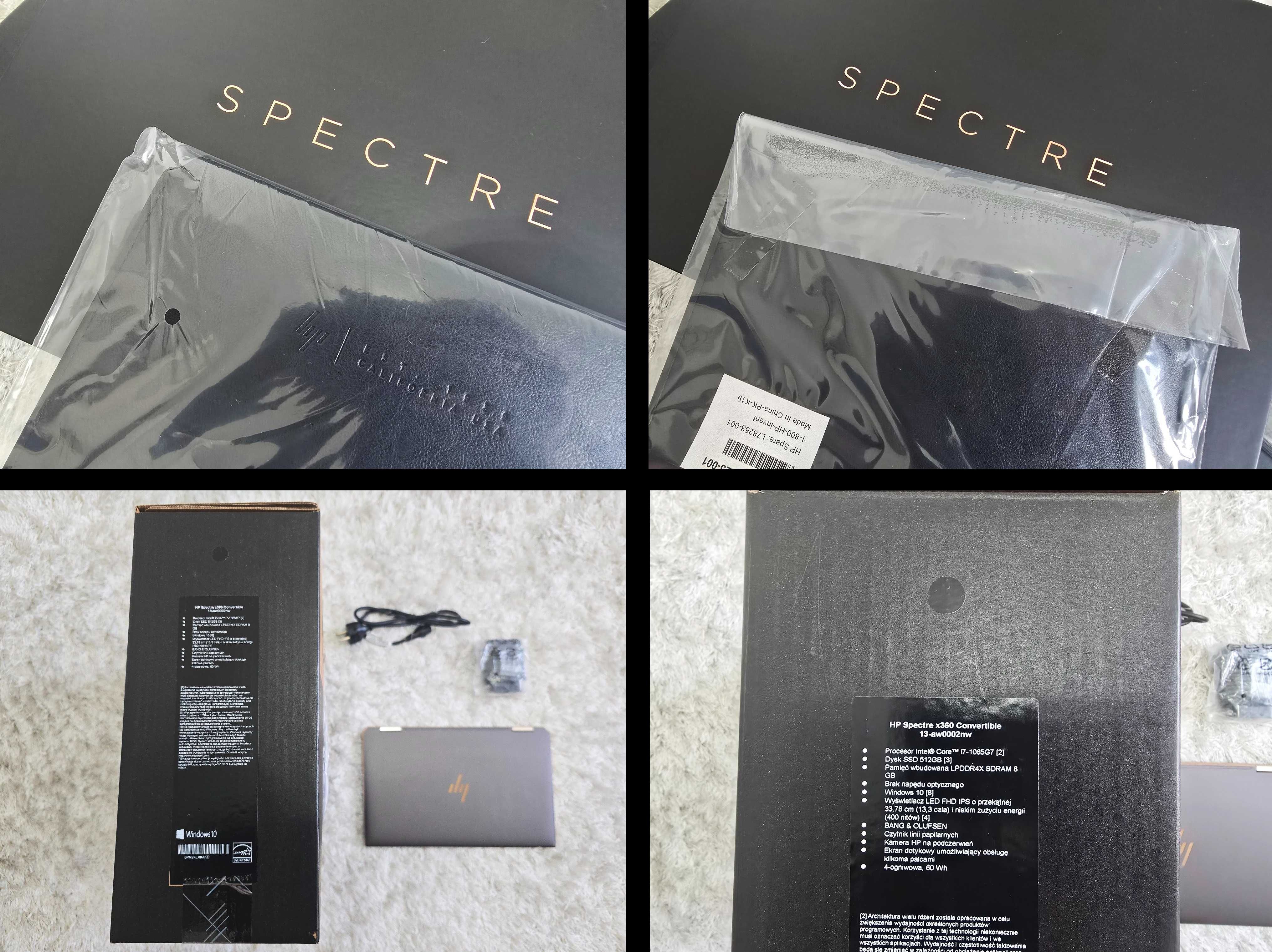 Jak NOWY Laptop HP SPECTRE X360 13-aw0002nw DOTYKOWY i7 8GB 512GB