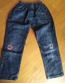 Spodnie jeansowe chłopięce, rozmiar 140 cm