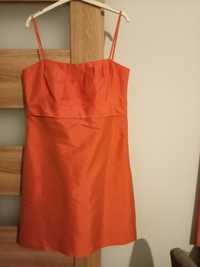 Pomarańczowa sukienka
