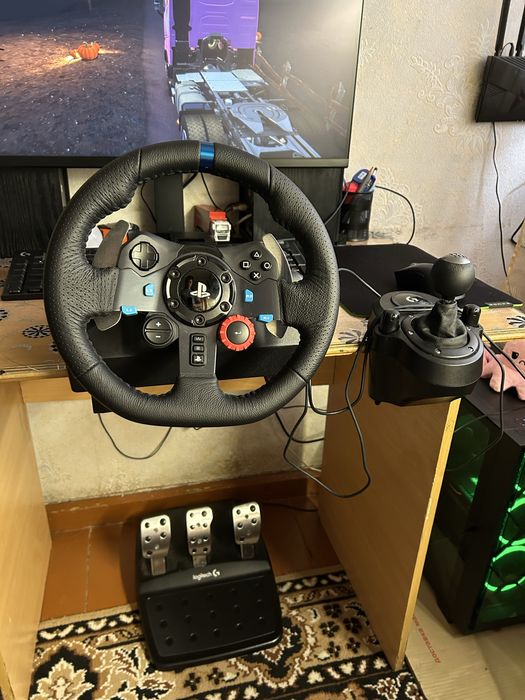 Ігровий руль Logitech G29 + shifter (PC, PS4, PS5)