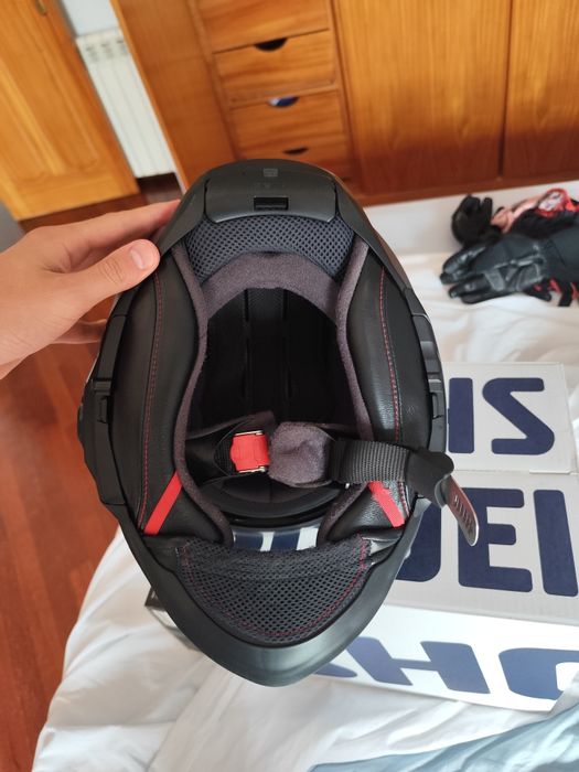 Capacete shoei + intercomunicador