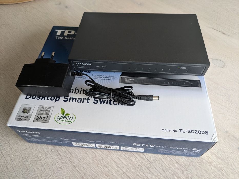 TP-Link TL-SG2008 - switch zarzadzalny, 8 portów 10/100/1000Mbit