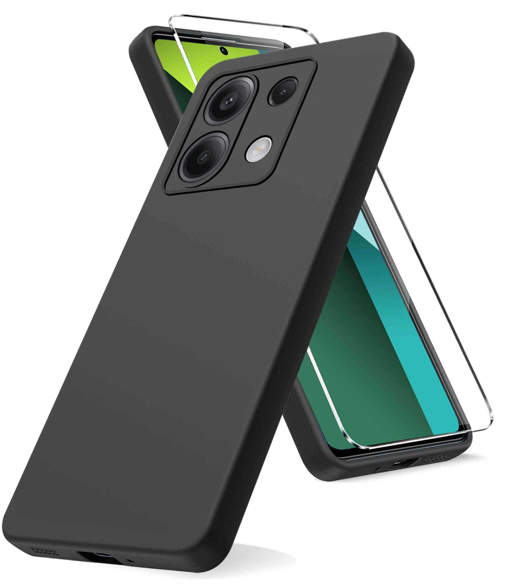 Etui Slim Matt do Xiaomi Redmi Note 13 5G + Szkło Hartowane