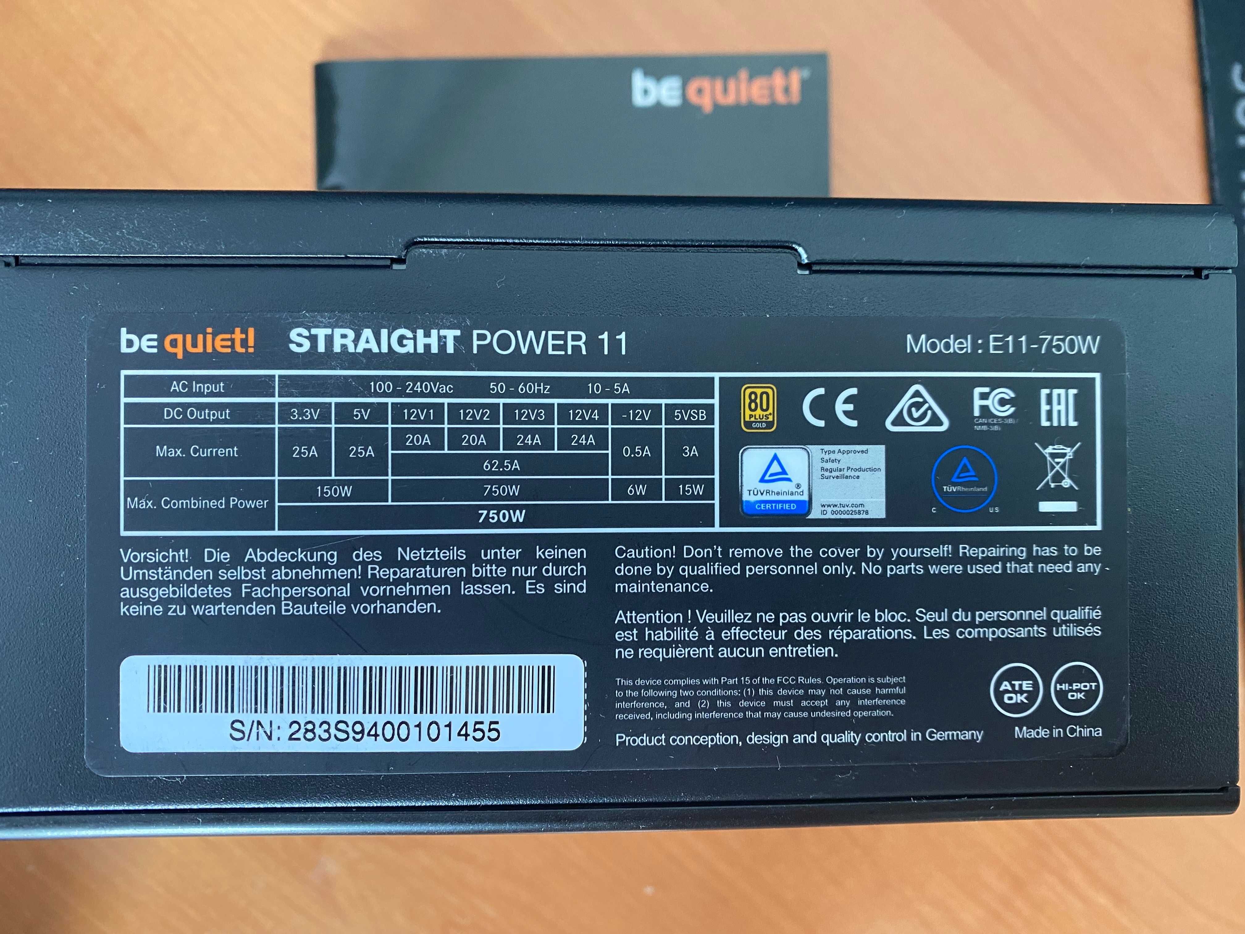 Блок живлення Be Quiet! 750 W