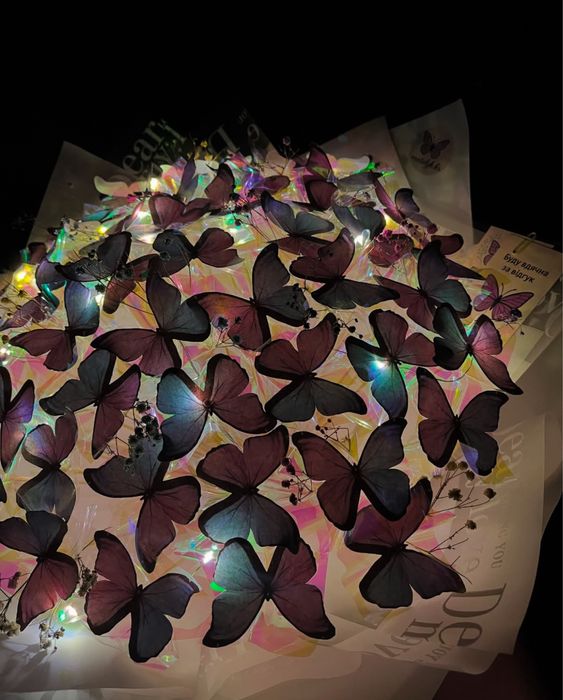 Букети з метеликів з підсвіткою на замовлення букет из бабочек
