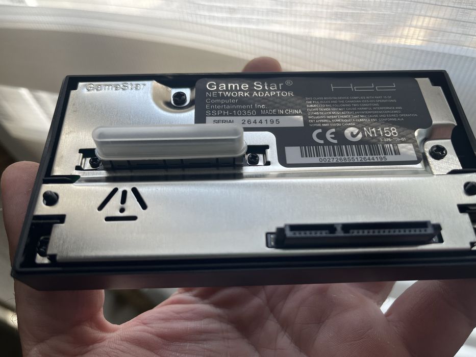 PlayStation2 network adapter do dysków sata