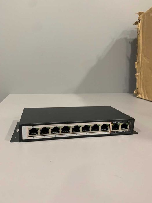 Комутатор на 8 PoE портів Hored AI1010