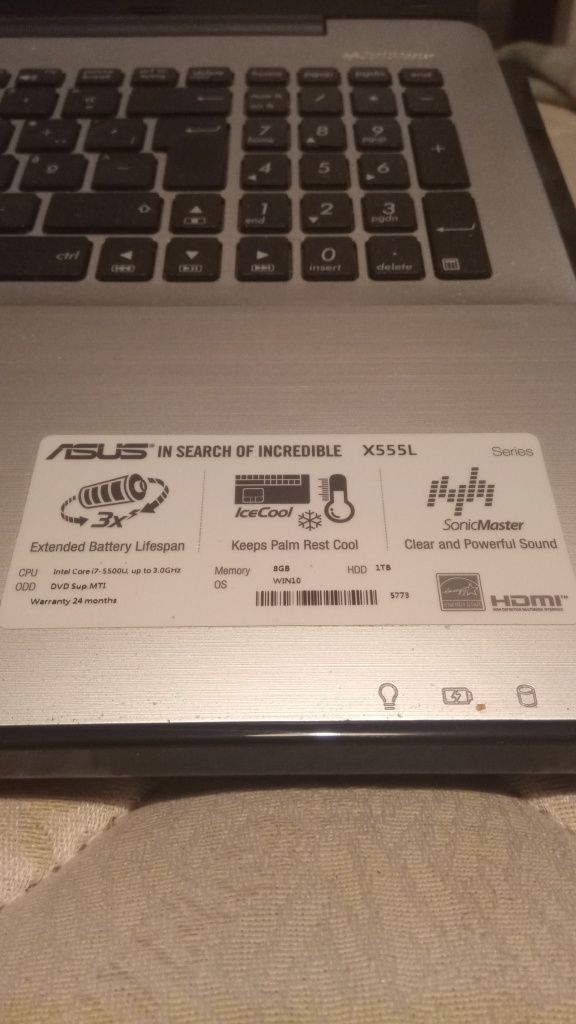 Computador ASUS I7