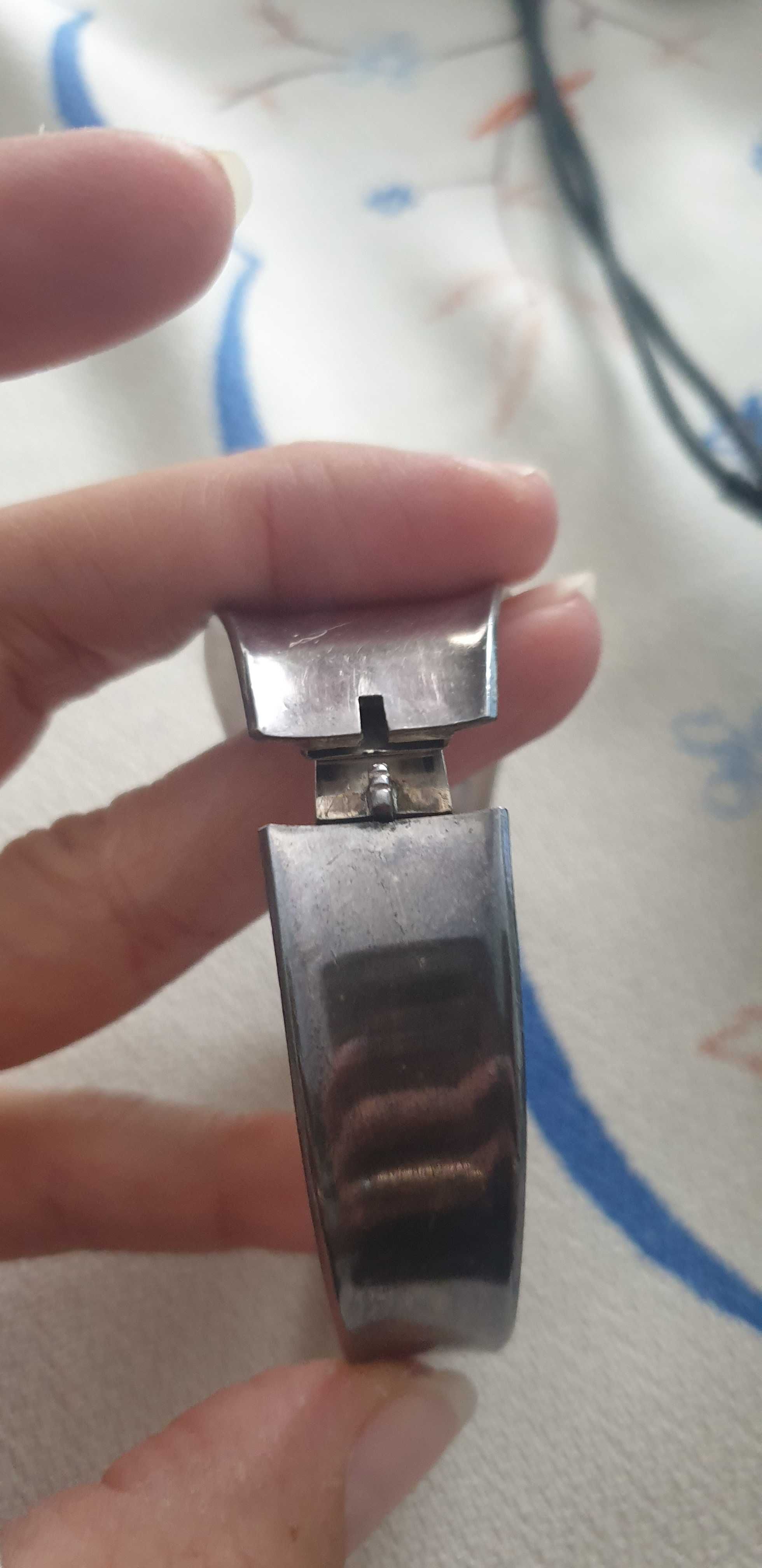 Srebrna bransoletka art deco Gertrud Engel 1954 unikat