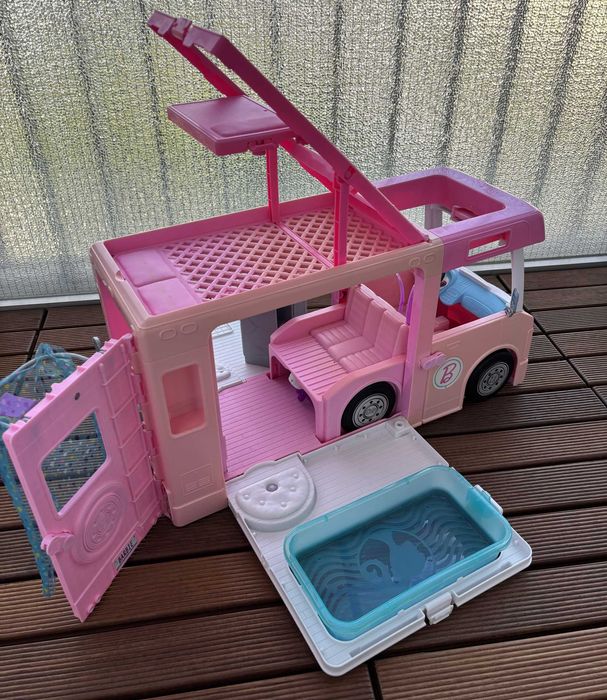 Autocaravana da Barbie 3 em 1 – Brinquedo Infantil