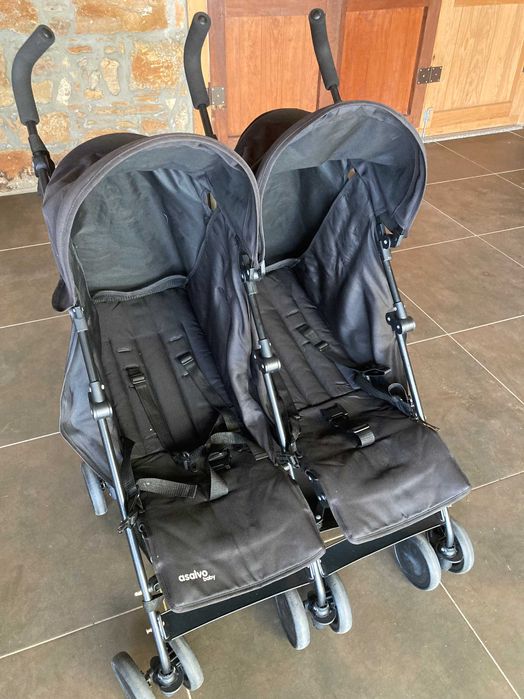 Carrinho de gémeos (marca: asalvo)