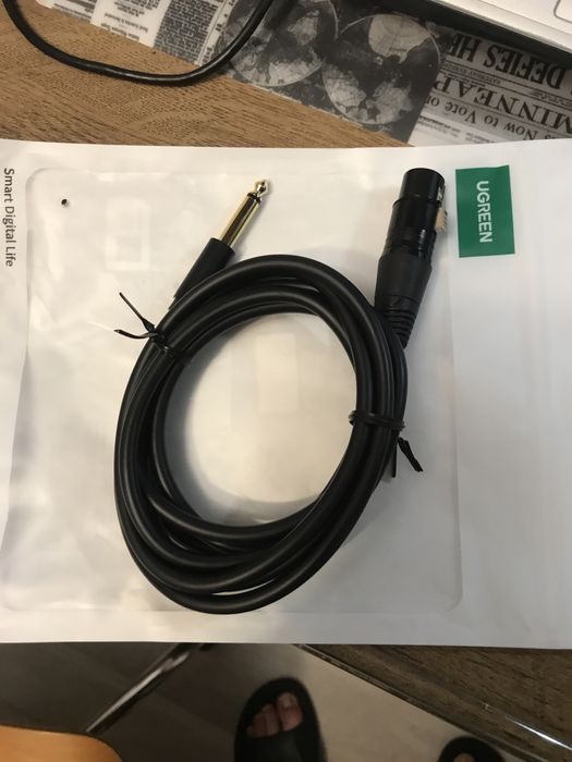 Kabel mikrofonowy XLR  2 m