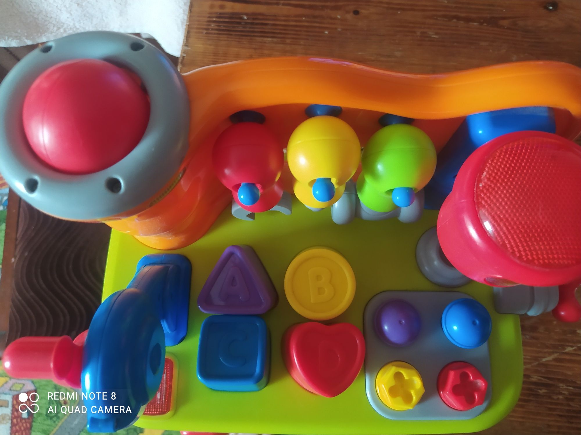 Музичний набір Hola Toys, столик з інструментами, детские инструменты