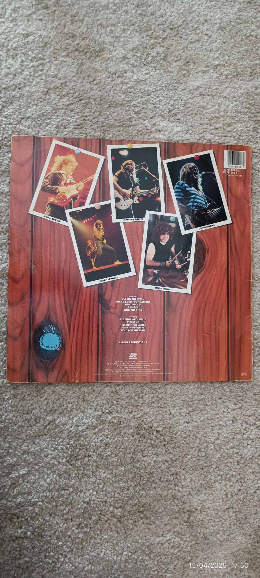Ac Dc "Fly On The Wall" 1985