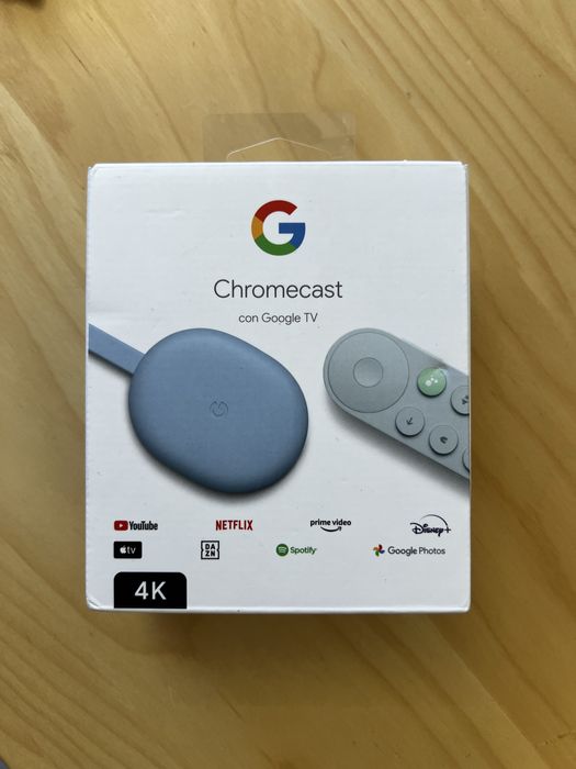 Google Chromecast 4k 4.0 Błękitny
