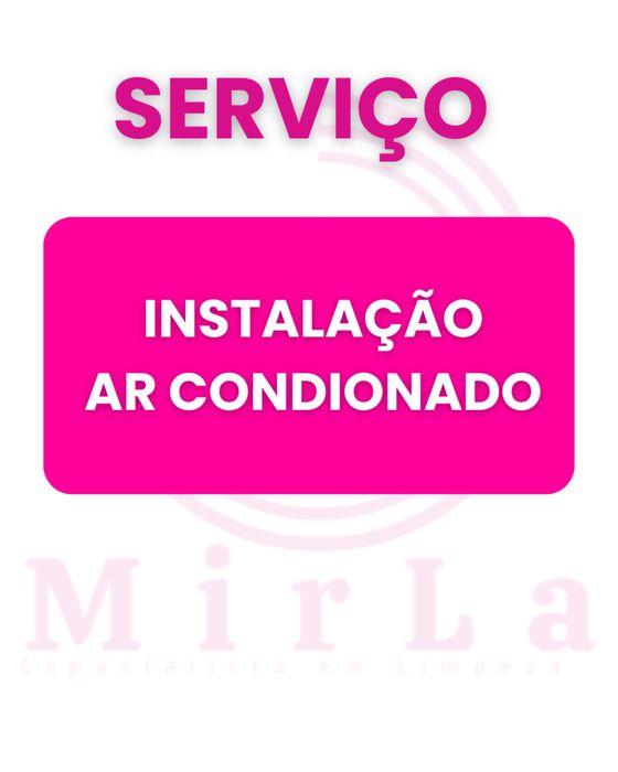 Serviço instalaçao ar condicionado