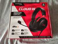 HyperX Cloud III - Gaming Headset (Black/Red) - Selado