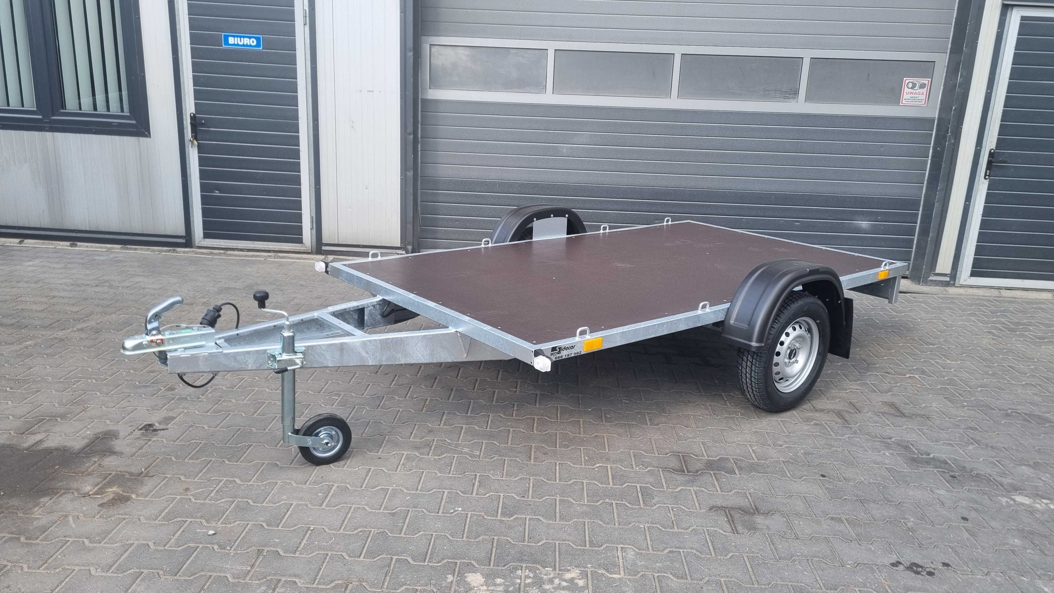 Przyczepka platforma Quad Motor 280x156 750 kg Producent - TRANSPORT