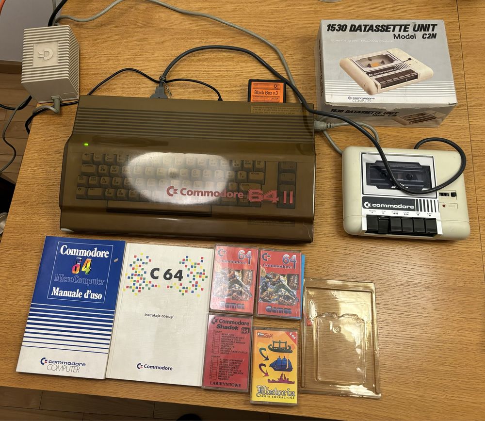 Commodore 64 Magnetofon kasety Black BoxV.3 nakladka