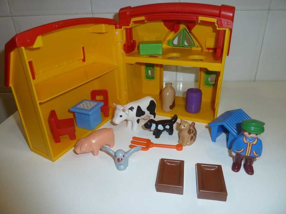 Playmobil 1.2.3 - Quinta Maleta - 6962 e outros brinquedos