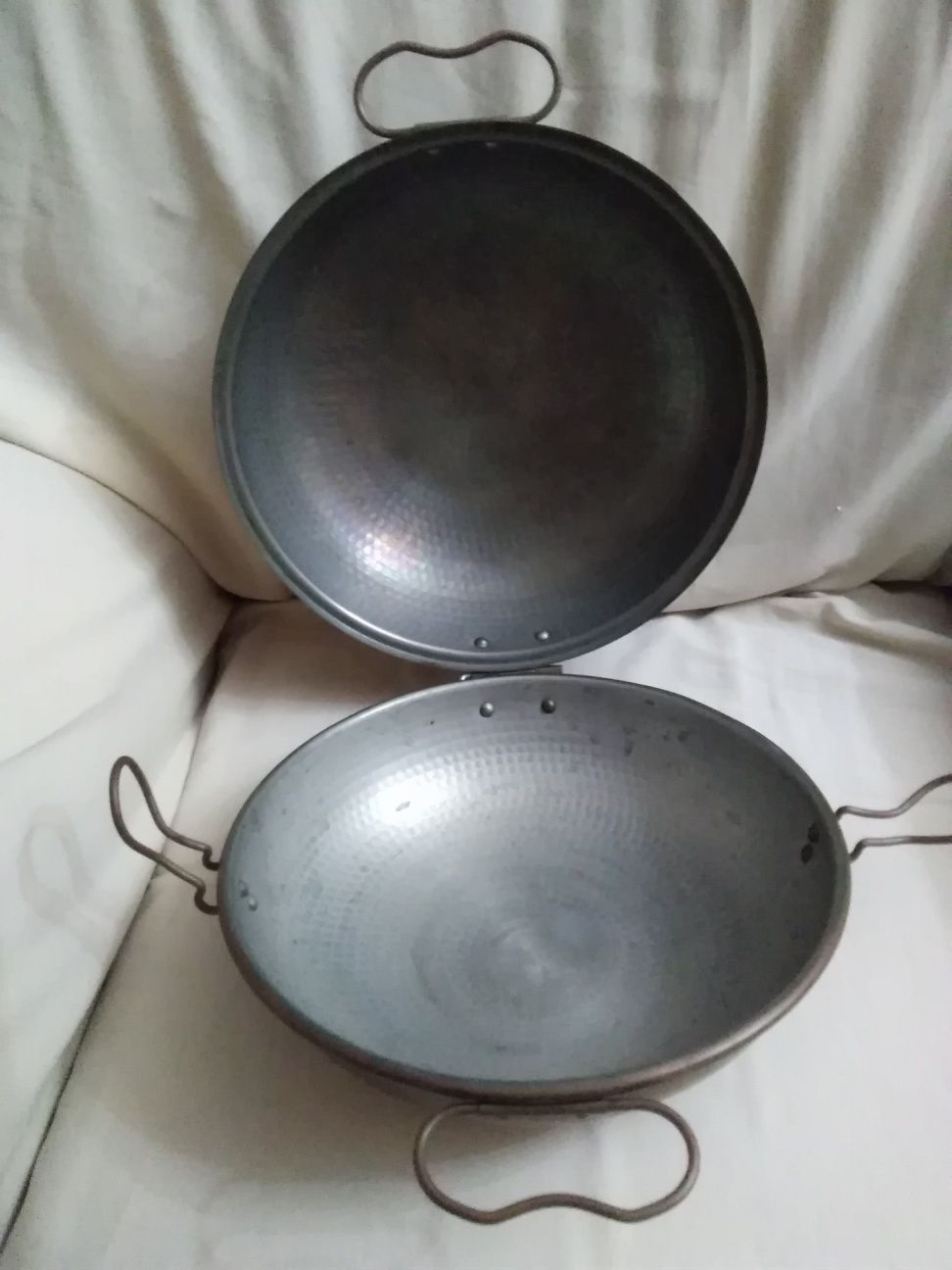 Cataplana em cobre.