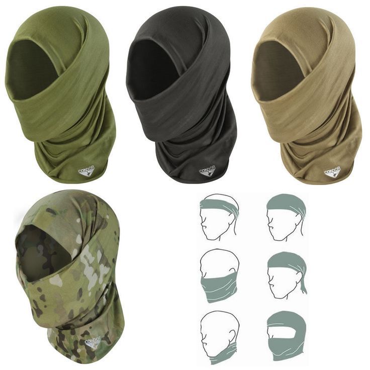 Маска Tactical Gear Multi-Wrap Балаклава Шапка Бандана Шарф Баф