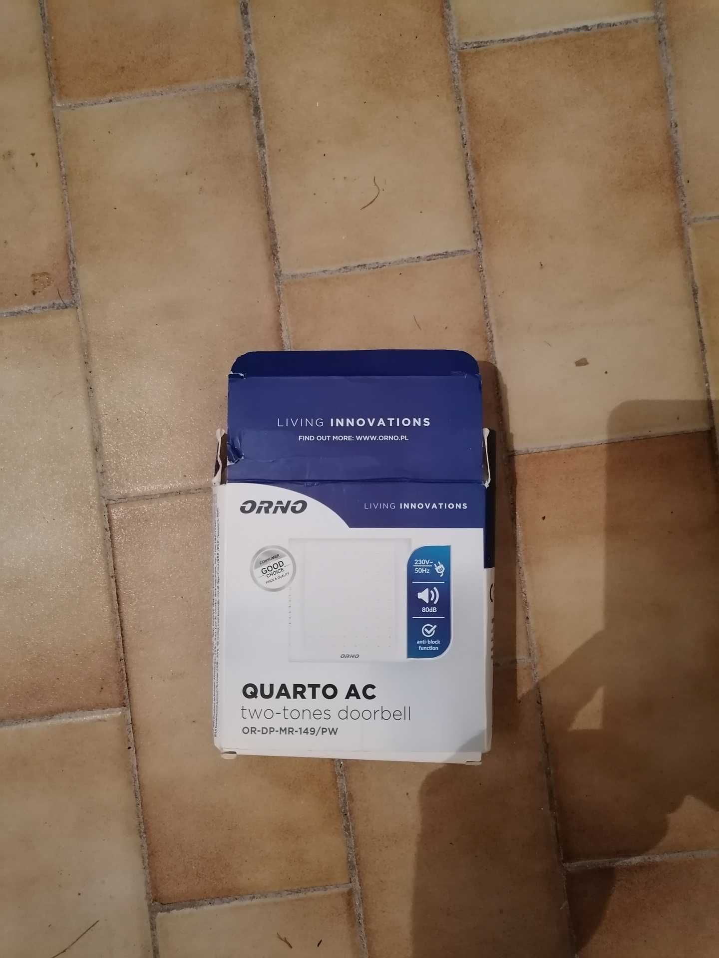 Campainha Orno branca 230V