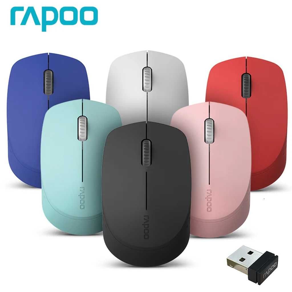 Mysz Bluetooth / USB Rapoo M100 Czerwona lub Szara Dark/Light
