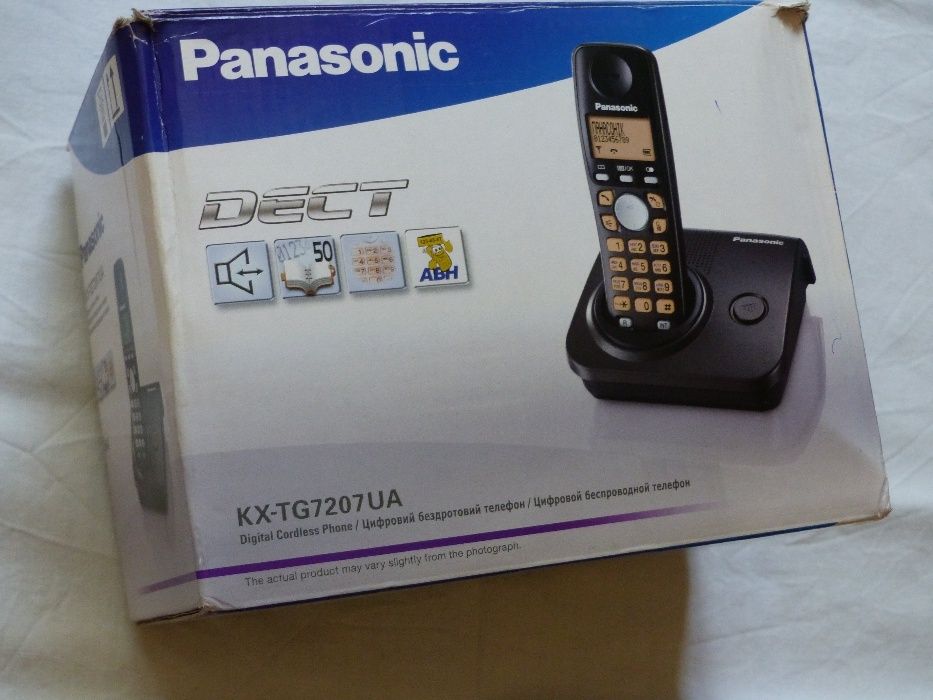 Телефон цифровий бездротовий Panasonic KX-TG7207UA